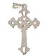 Pendant, perforated crucifix in silver 3x2cm s5
