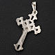 Pendant, perforated crucifix in silver 3x2cm s3