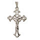 Pendant, perforated crucifix in silver 3x2cm s4
