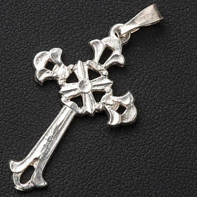 Krzyżyk gotycki perforowany srebro 925