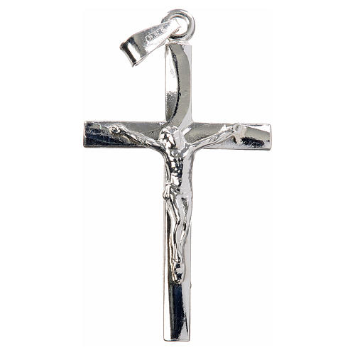 Crucifix pendentif argent 3,5x2,5cm 1