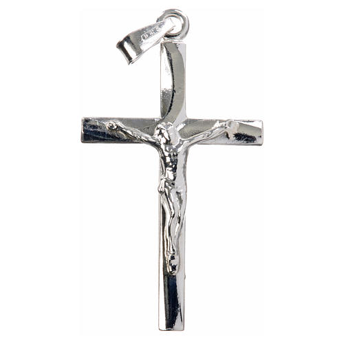 Pendant crucifix in 925 silver, 3,5x2,5cm 4