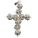 Pendant cross, multicoloured strass ball diam. 0,31in s1