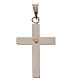 Kreuz klassisch aus Silber mit Zirkon 2x3 cm s3