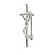Pin Pastoral Cross John Paul II Silver, 3,5x1,5cm s1