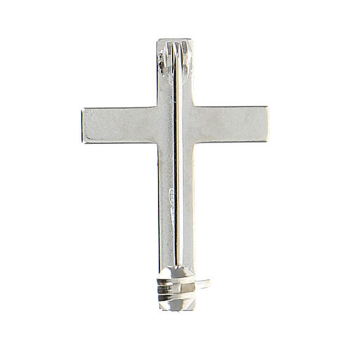 Croce Clergyman argento 925 3