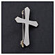 Clergyman pointed cross pin in 925 silver s5
