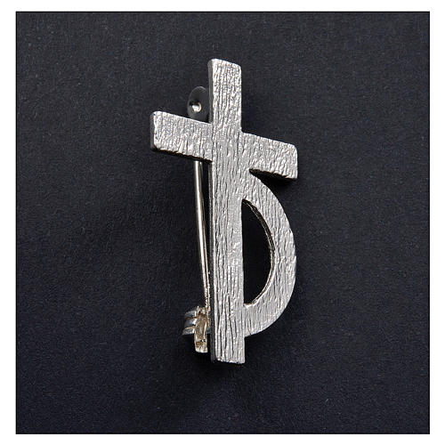 Clergyman cross pin for deacons in 925 silver 2