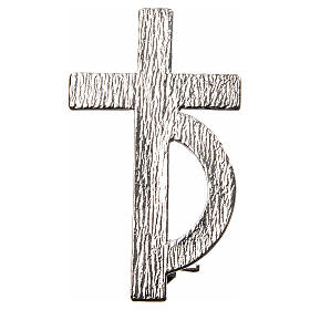 Clergyman cross pin for deacons in 925 silver