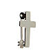 Clergy cross brooch, classic in 925 silver s2