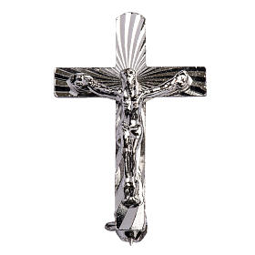 Clergy crucifix pin in 925 silver