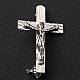 Clergy crucifix pin in 925 silver s2