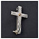 Croce Clergyman argento 925 zircone s5