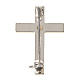 Croce Clergyman argento 925 zircone s3