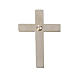 Cruz sacerdote prata 925 zircão s7