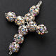 Croce strass aurora boreale diam 10 mm s2