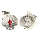 Pendant charm in 925 silver, Santiago de Compostela scallop shell s3