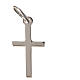 Cross pendant in polished sterling silver 2cm s3