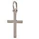 Cross pendant in polished sterling silver 2cm s4