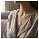 Ex-voto pendant silver 925 with decorated edge s2
