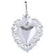 Ex-voto pendant silver 925 with decorated edge s3
