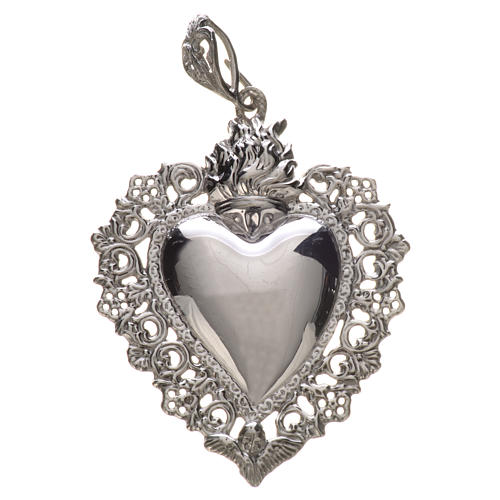 Ex-voto pendant silver 925 with decorated edge | online sales on ...