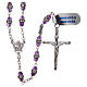 Rosary beads in 925 silver and amethyst s1