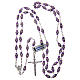 Rosary beads in 925 silver and amethyst s4