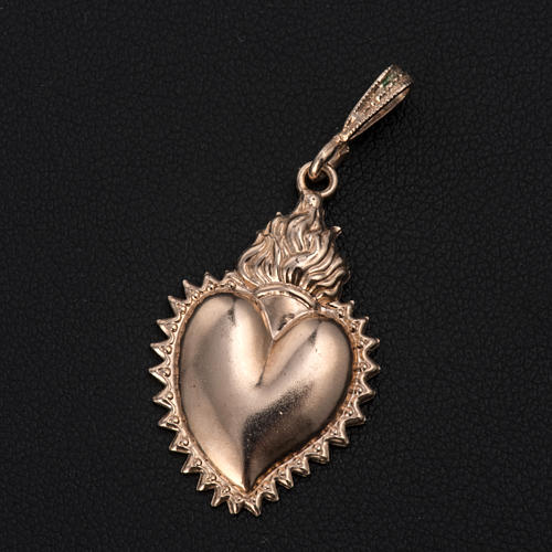 Ex-voto pendant in rose silver 925 2