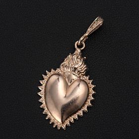 Pendente ex-voto arg. 925 rosa