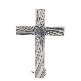Cruz broche de sacerdote prata 925