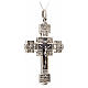 Pendente croce con Via Crucis argento 925 s2