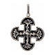 Croce romanica di derivazione greca argento 925 s1