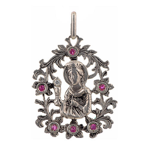 Pendentif Sainte Barbe argent 925 1