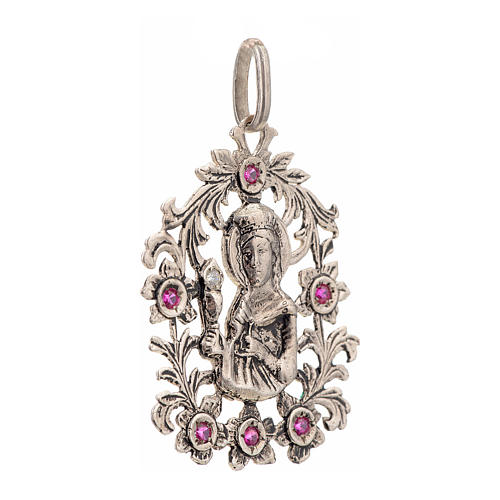 Pendentif Sainte Barbe argent 925 2