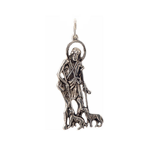 Pendentif Saint Lazare 4x1.7cm argent 925 1