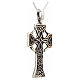Pendant Celtic cross in sterling silver s4