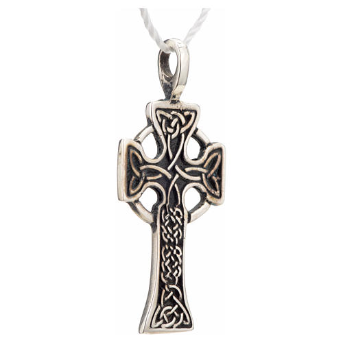 Croce celtica argento 925 4