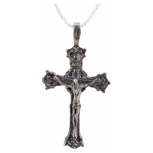 Croce "stile 700" in argento 925 3