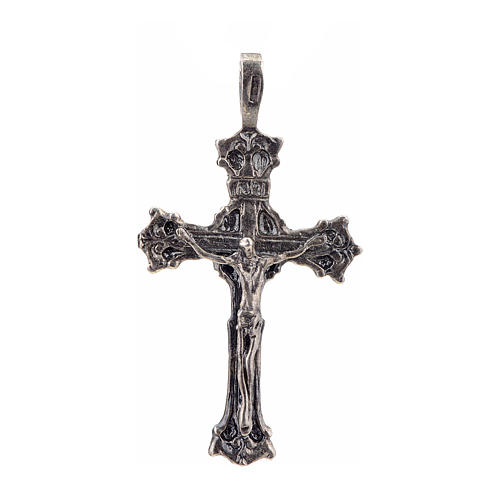 Pendant cross 1700 style in sterling silver 1