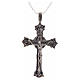 Pendant cross 1700 style in sterling silver s3