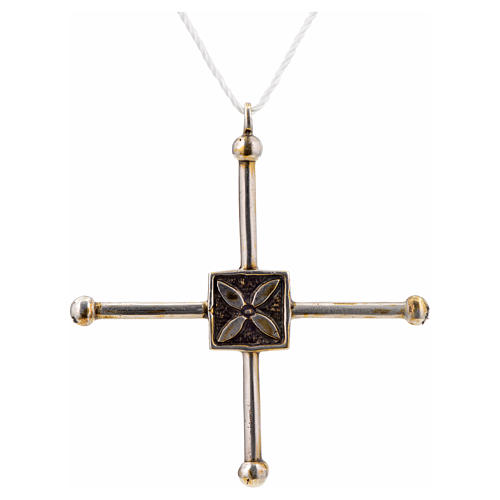 Croce di San Geminiano 7,2x6,6 cm argento 925 3