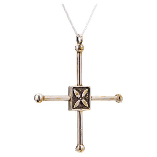 Croce di San Geminiano 7,2x6,6 cm argento 925 4