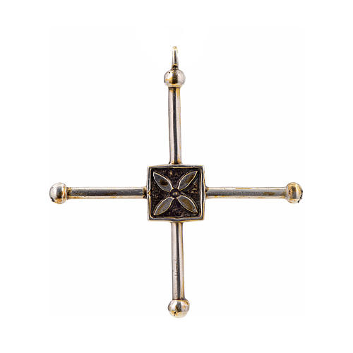 Croce di San Geminiano 7,2x6,6 cm argento 925 1