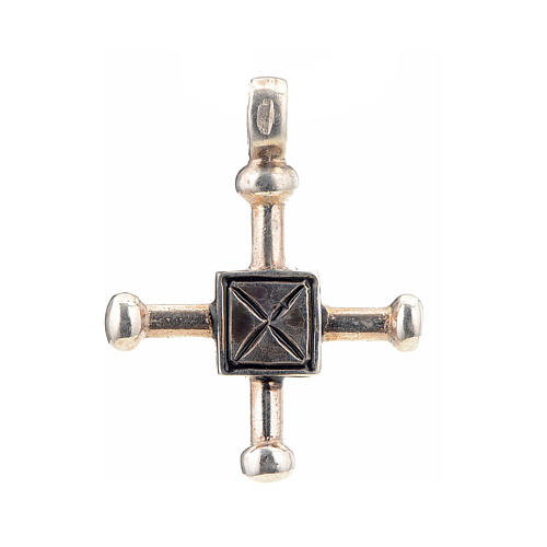 Kreuz von Sankt Geminiano Silber 925, 2.7x2.2 cm 1