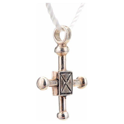 Croce di San Geminiano 2,7x2,2 cm argento 925 4
