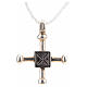 Croce di San Geminiano 2,7x2,2 cm argento 925 s3