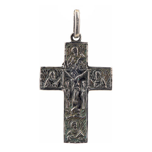 Croce slava in argento 925 finitura argentata 1