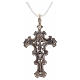 Pendant cross 1600 style in sterling silver s3