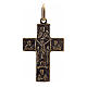 Slawisches Kreuz aus Silber 925 mit Bronze-Finish s1